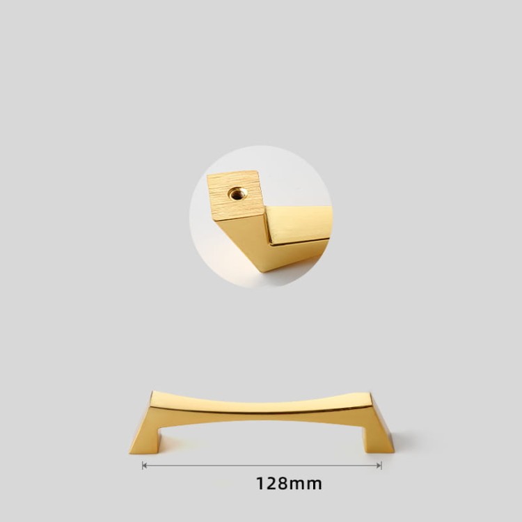 Uchwyt meblowy Peral – nowoczesny, elegancki uchwyt w kolorach: złoty szczotkowany, złoty, czarny, szary perłowy i nikiel szczotkowany, w rozmiarach 128–320 mm, idealny do mebli kuchennych, łazienkowych, szafek i szuflad.