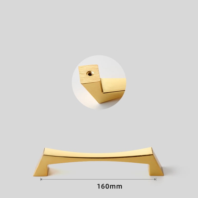 Uchwyt meblowy Peral – nowoczesny, elegancki uchwyt w kolorach: złoty szczotkowany, złoty, czarny, szary perłowy i nikiel szczotkowany, w rozmiarach 128–320 mm, idealny do mebli kuchennych, łazienkowych, szafek i szuflad.