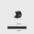Nowoczesny czarny uchwyt do mebli Tonta, rozstaw 128 mm do frontów kuchennych