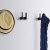 Wandhaken Martin – moderner doppelter Wandhaken für Bad und Flur, Aluminiumhaken in Schwarz, Mattbraun, gebürstetem Nickel, Perlgrau, gebürstetem Gold und ORB, erhältlich im Shop egriffe.at