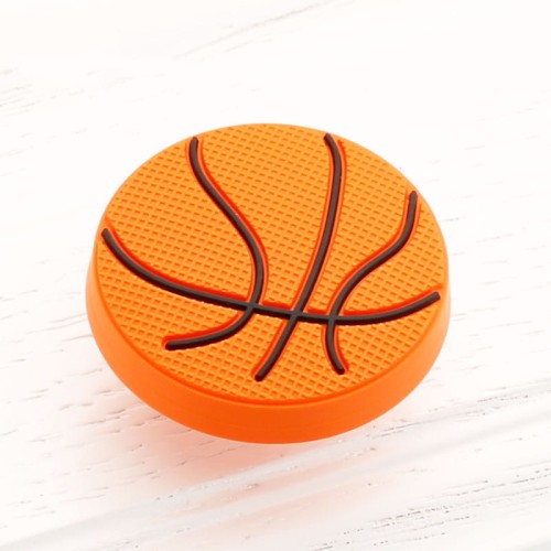 Kinder-Möbelgriff Basketball – orangefarbener Möbelknopf in Form eines Basketballs für Schränke und Kommoden im Kinderzimmer, erhältlich im Shop egriffe.at