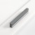 Szary podłużny uchwyt meblowy Tapia z aluminiowego profilu rozmiar 96 mm