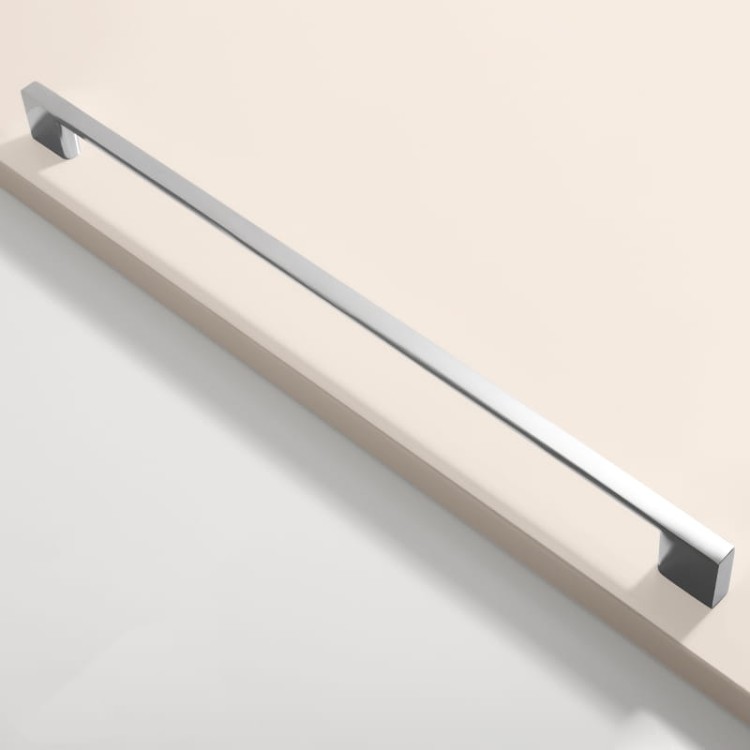 Chromowany uchwyt meblowy Anto z połyskiem, rozstaw 320 mm