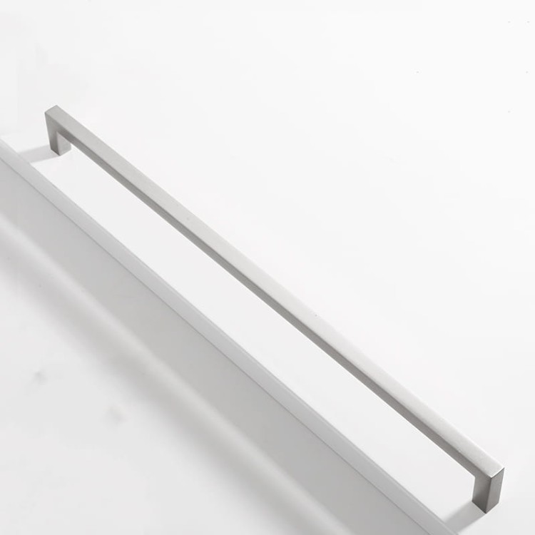 Podłużny uchwyt do mebli Tinaja aluminium szczotkowane, rozstaw 320 mm